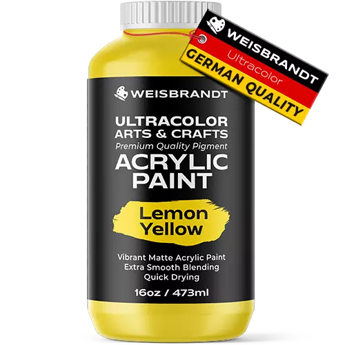 Acrylic Paint Lemon Yellow