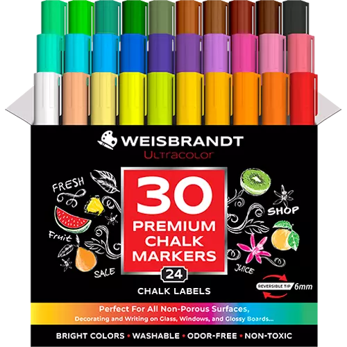  Premium Chalk Markers 30pcs 